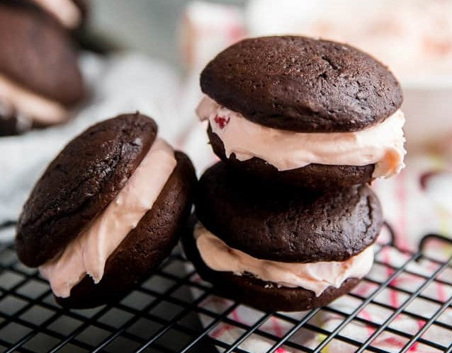Whoopie Pies  Chocolate, Raspberry Or Vanilla Cherry