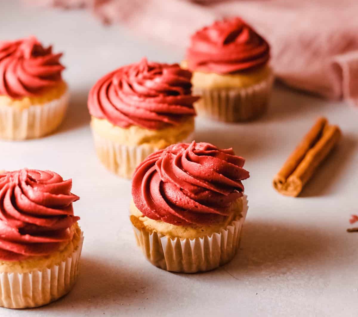 Cinnamon Fireball Cupcake