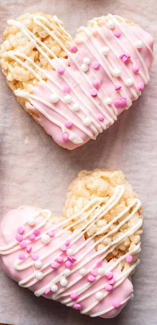 Krispie Crunchie Hearts